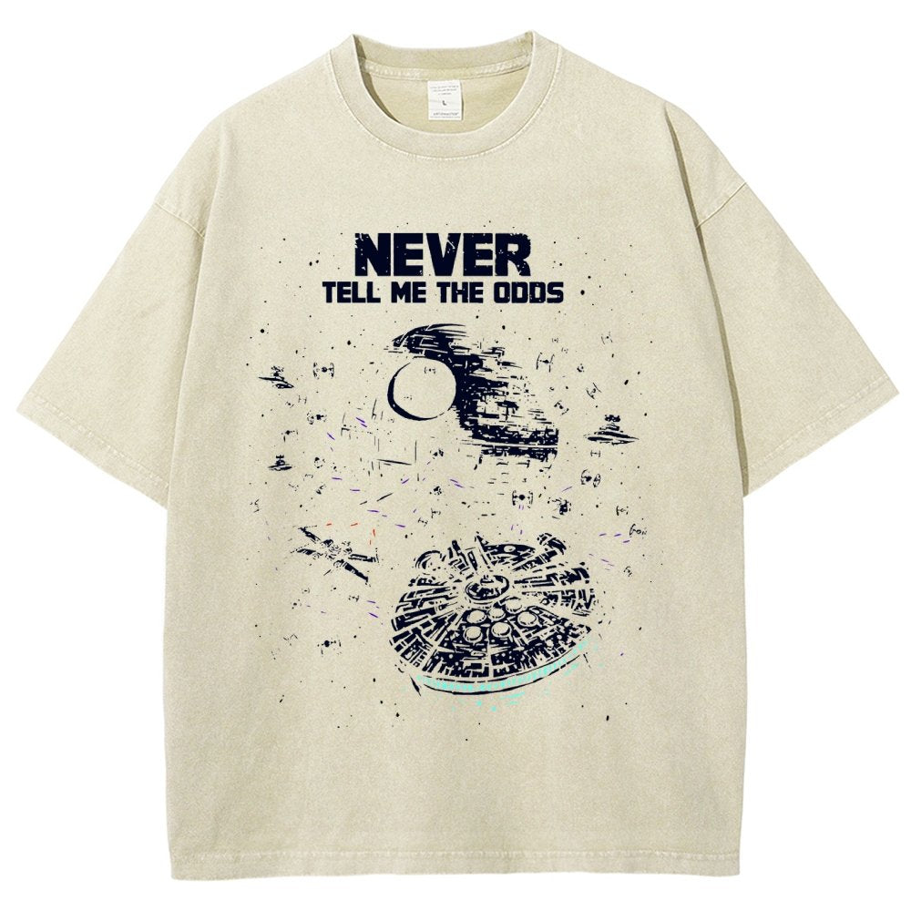 Never tell me the odds  Vintage Distressed T-shirt