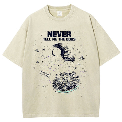 Never tell me the odds  Vintage Distressed T-shirt