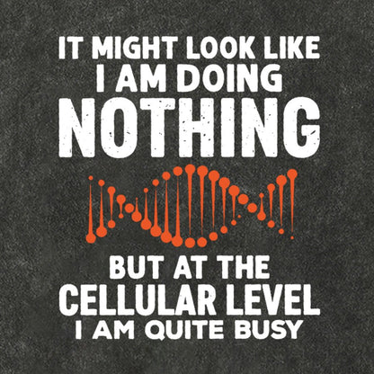 It Might Look Like I Am Doing Nothing Vintage Distressed T-shirt