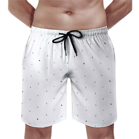 Mouse White Geek Shorts