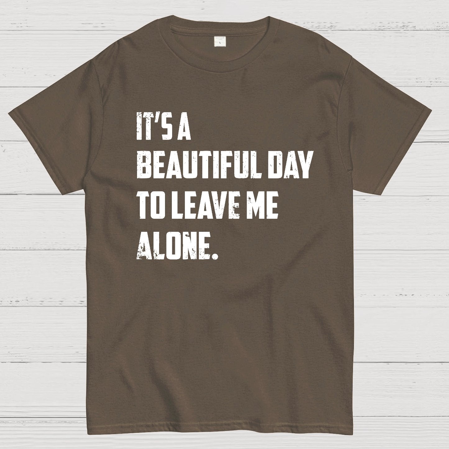 It's A Beautiful Day To Leave Me Alone Geek T-Shirt