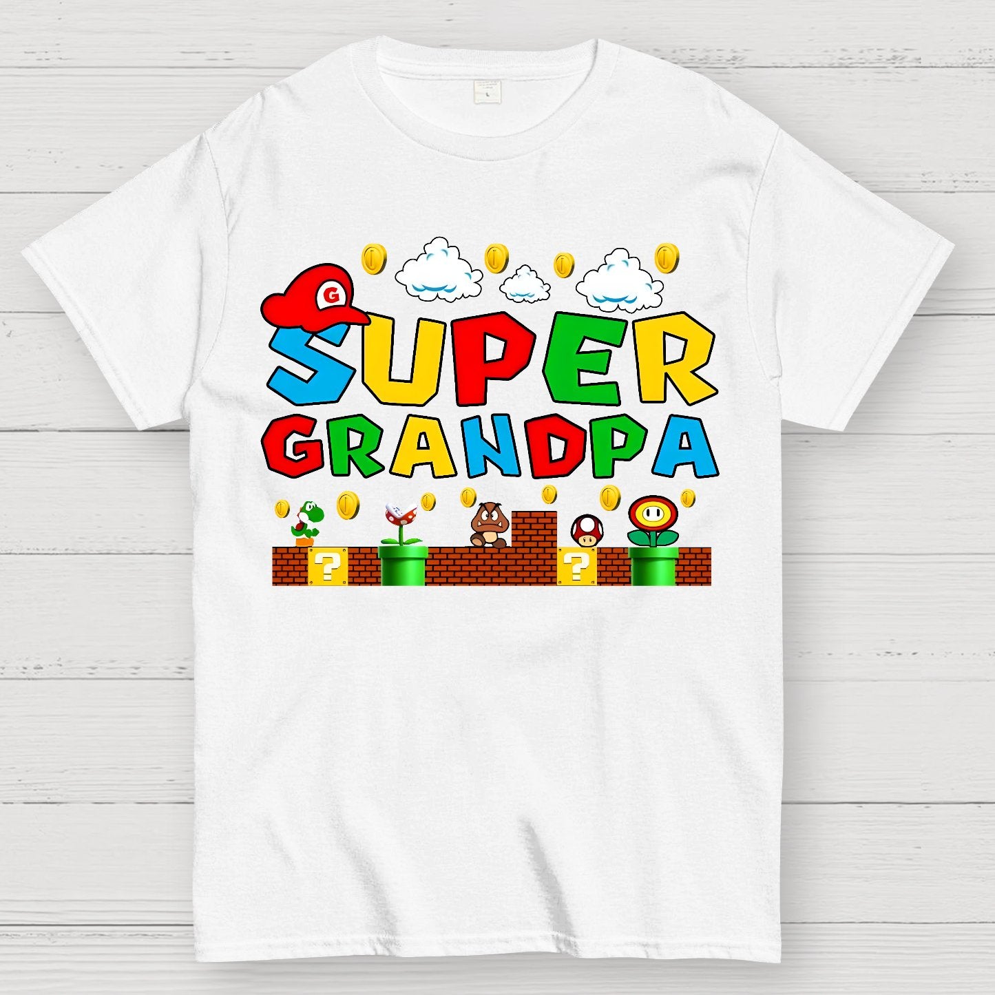 Super Grandpa Geek T-Shirt