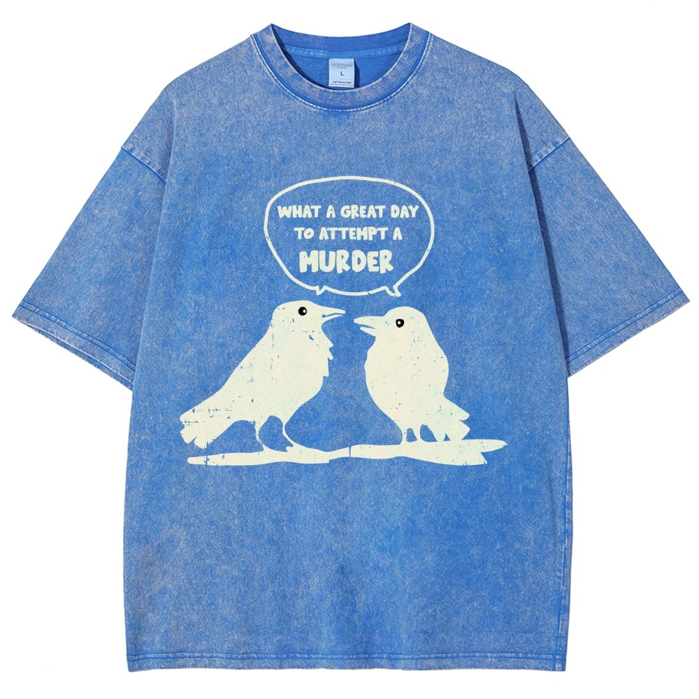 Attempted Murder Vintage Distressed T-shirt
