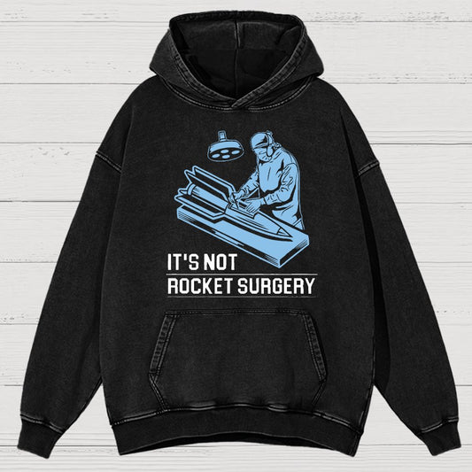 Rocket Surgery Vintage Distressed Hoodie