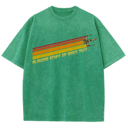 Blowing Stuff Up Since 1977 Vintage Distressed T-shirt