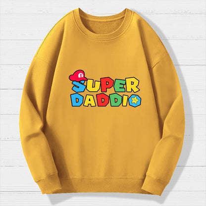 Super Daddio Geek Cotton Sweatshirt