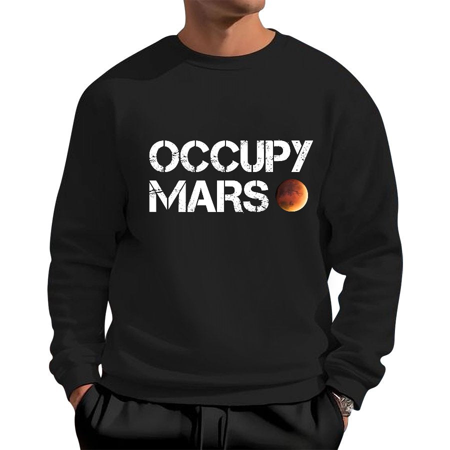 Occupy Mars Geek Cotton Sweatshirt