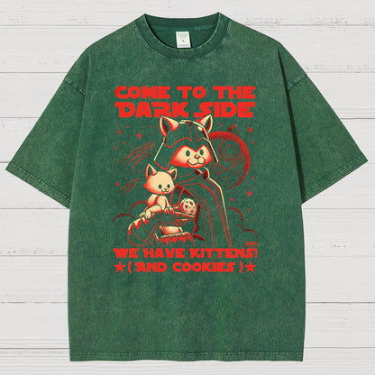 We Have Kittens and Cookies. Funny Vintage Distressed T-shirt