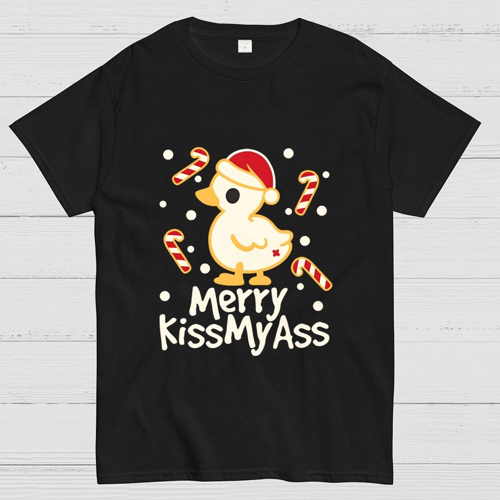 Duck Merry Kissmyass Geek T-Shirt