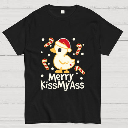 Duck Merry Kissmyass Geek T-Shirt