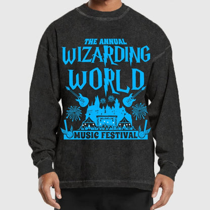 Wizards & Witches Music Festival Washed Long Sleeve Tee
