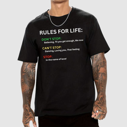 Rules For Life Unisex Geek T-Shirt