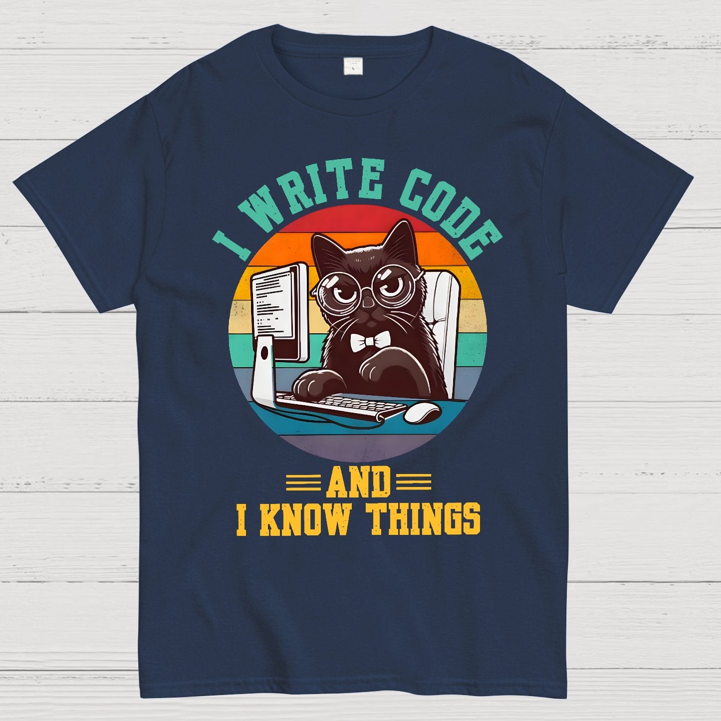 I Write Code And I Know Thing Geek T-Shirt
