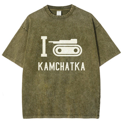 I Love Kamchatka Vintage Distressed T-shirt