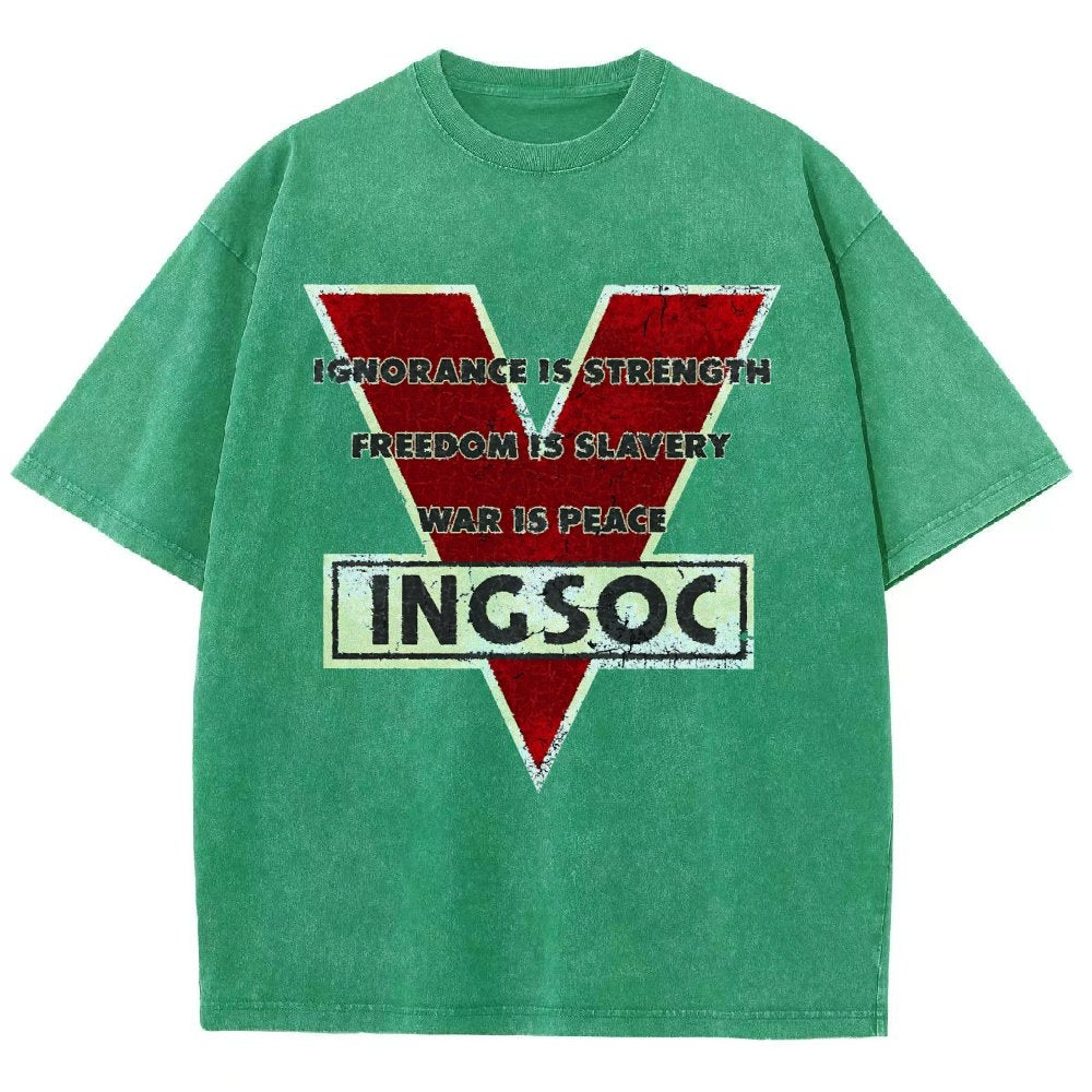 Ignorance Is Strength Tri Blend Vintage Distressed T-shirt