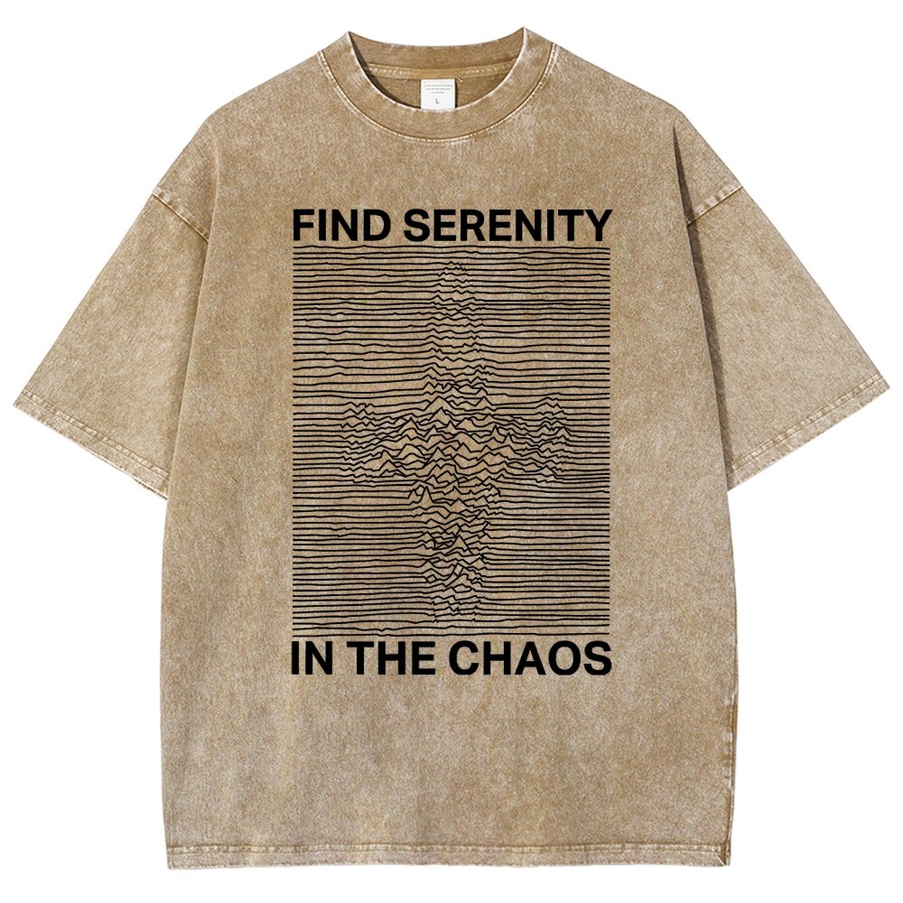 Serenity In Chaos Vintage Distressed T-shirt