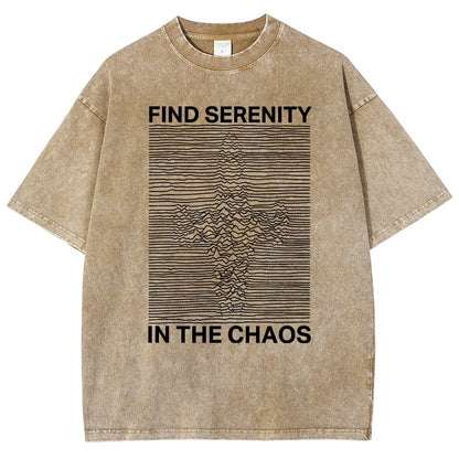 Serenity In Chaos Vintage Distressed T-shirt
