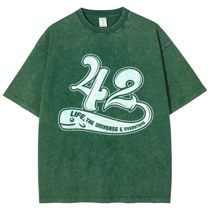 42 Life Vintage Distressed T-shirt