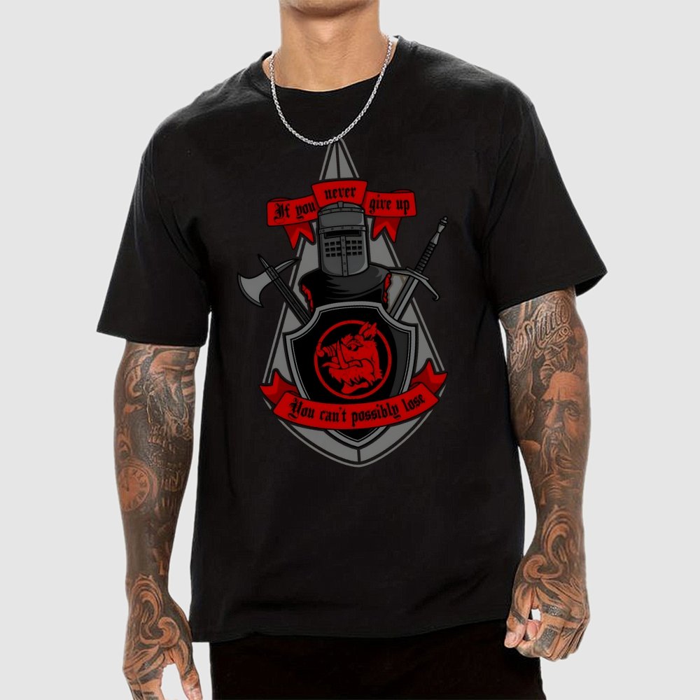 Never Give Up Geek T-Shirt