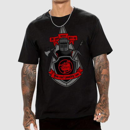 Never Give Up Geek T-Shirt