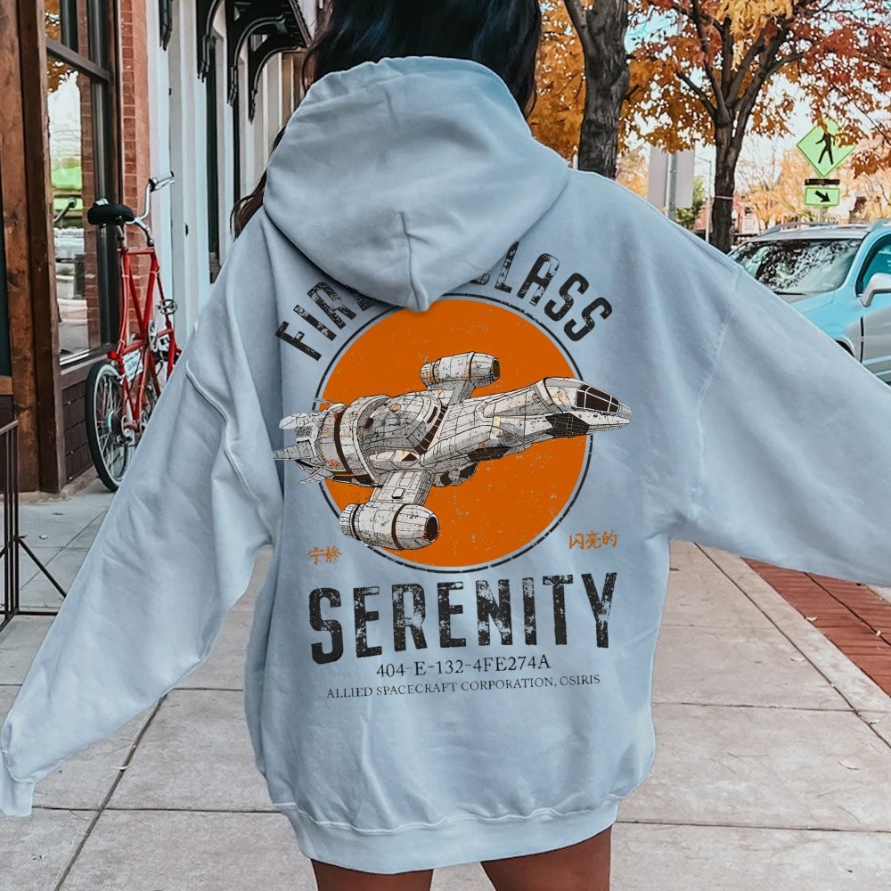 Retro Smugglers Nerdy Printed Back Cotton Hoodie