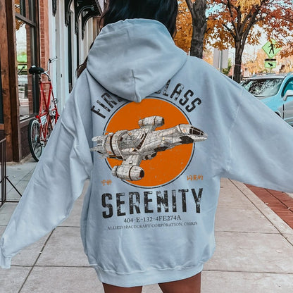 Retro Smugglers Nerdy Printed Back Cotton Hoodie