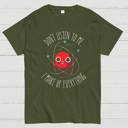 Funny Science Never Trust An Atom Geeky T-Shirt