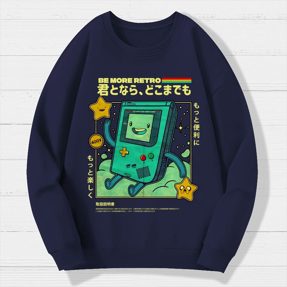 Retro Games Geek Cotton Sweatshirt