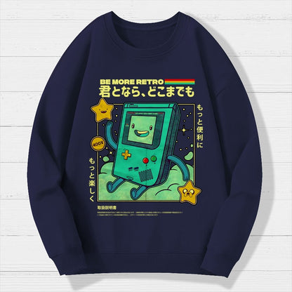 Retro Games Geek Cotton Sweatshirt