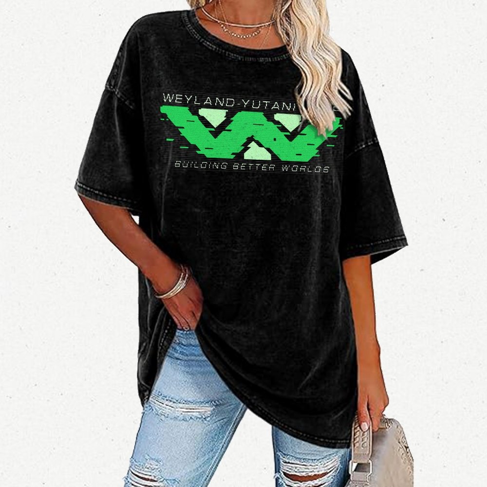 WYC Glitch Vintage Distressed T-shirt