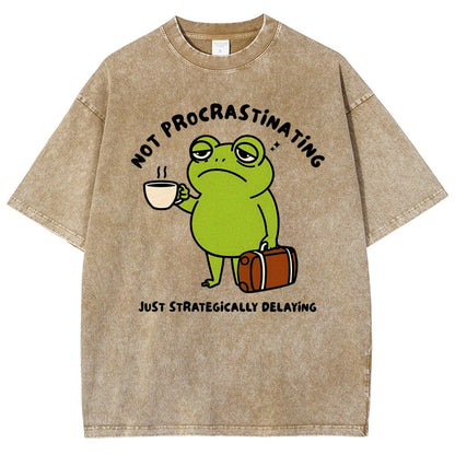 Not Procrastinating Vintage Distressed T-shirt