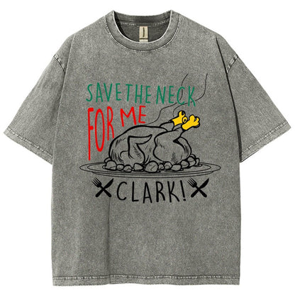 Save The Neck For Me Guy Vintage Distressed T-shirt