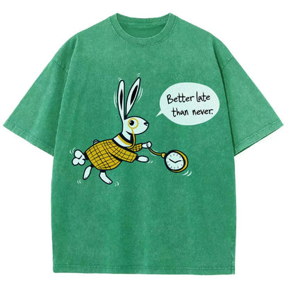 Better Late Than Never Vintage Distressed T-shirt