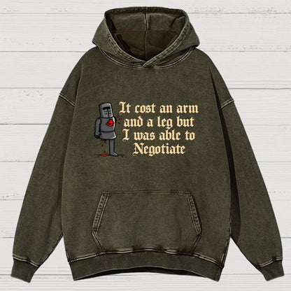 The Negotiation Vintage Distressed Hoodie