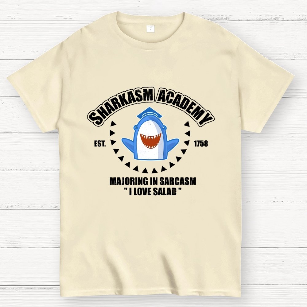Sharkasm Academy Unisex Geek T-Shirt