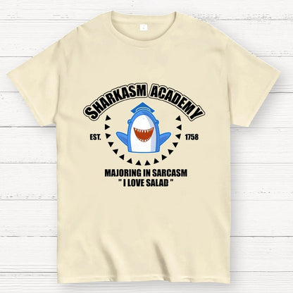 Sharkasm Academy Unisex Geek T-Shirt