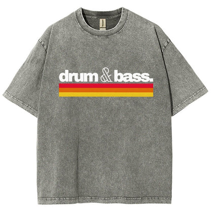 Drum N Bass Vintage Distressed T-shirt