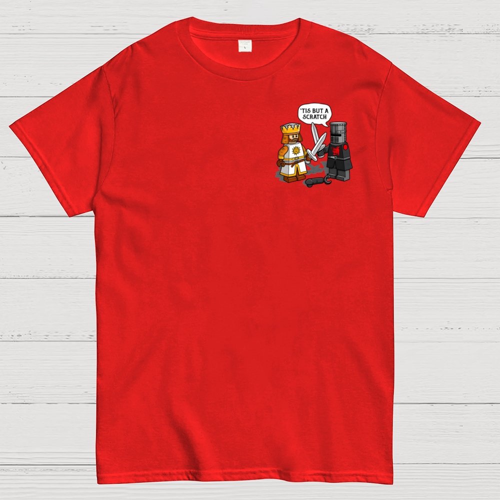 King Vs Knight Front And Back Printing Geek T-Shirt
