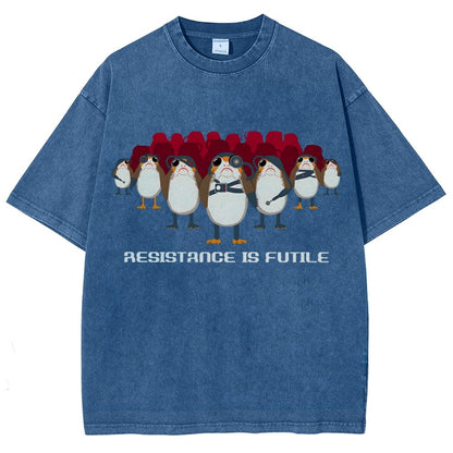Resistance is Futile Vintage Distressed T-shirt