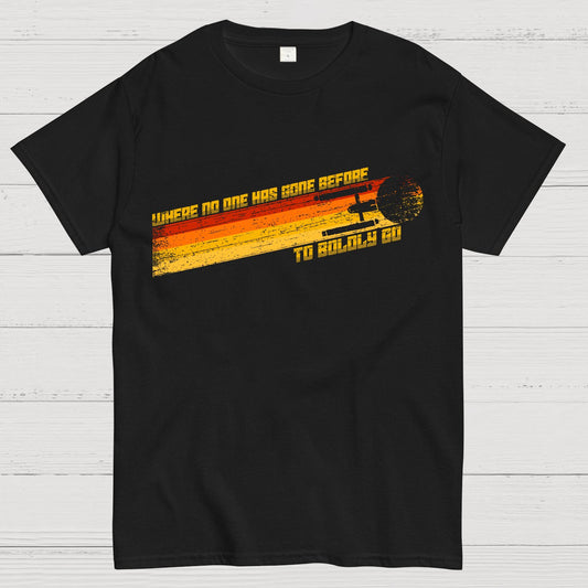 To Boldly Go Where No One Has Gone Before Geek T-Shirt