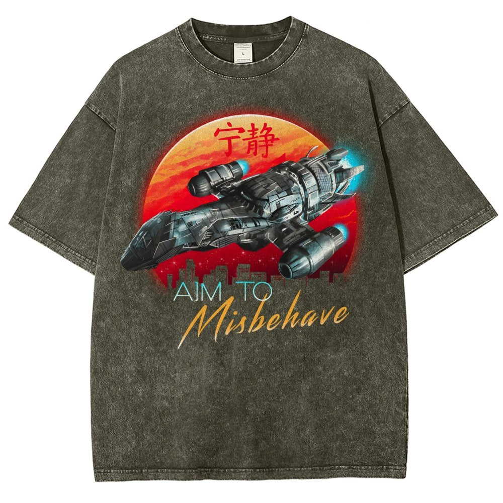 Watch How I Soar Vintage Distressed T-shirt