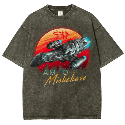Watch How I Soar Vintage Distressed T-shirt