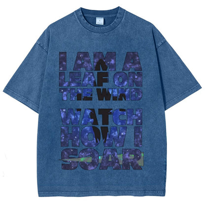 Leaf on the Wind Vintage Distressed T-shirt