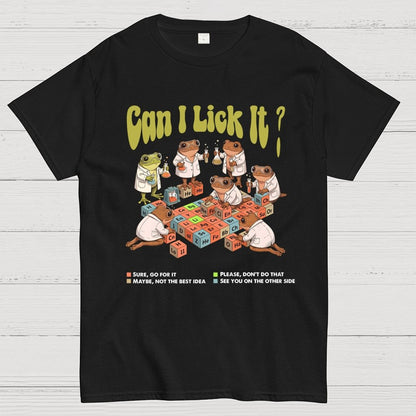 Can I Lick It Periodic Table Geek T-Shirt