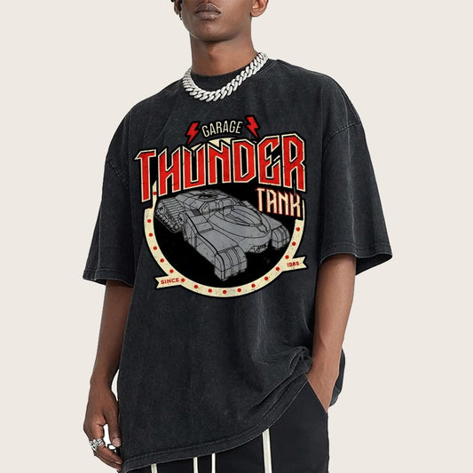 Thunder Tank Garage Buy Now Vintage Distressed T-shirt