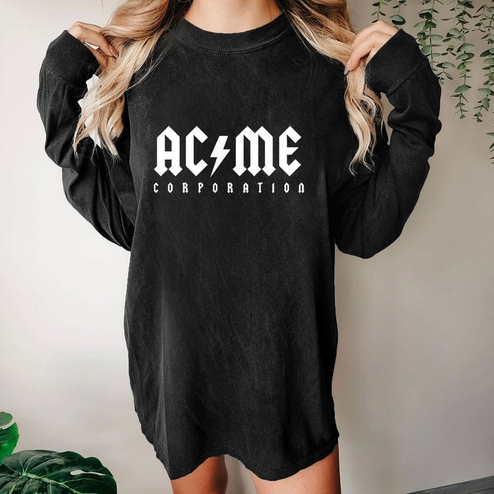 Ac-Me Corporation Washed Long Sleeve Tee