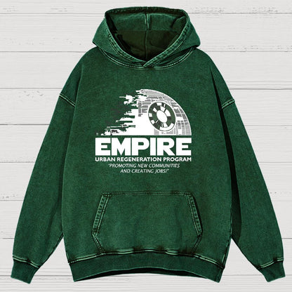 Metropolis Urban Regeneration Vintage Distressed Hoodie
