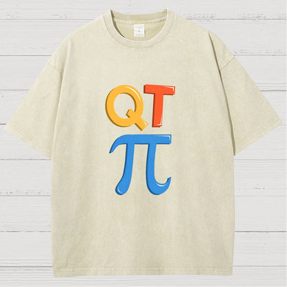 QT Pi Vintage Distressed T-shirt