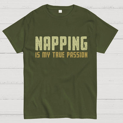 Napping is My Passion Geeky T-Shirt