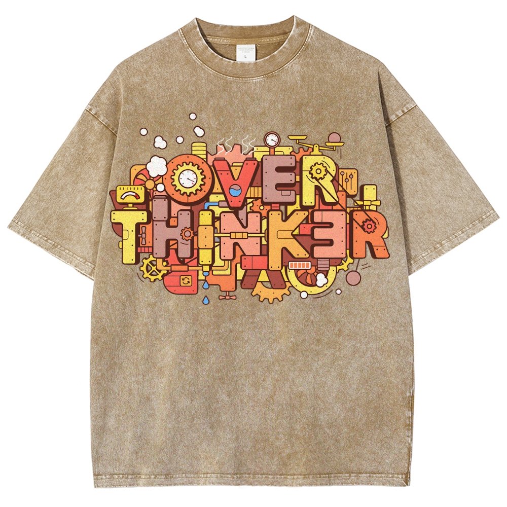 The Overthinker! Vintage Distressed T-shirt
